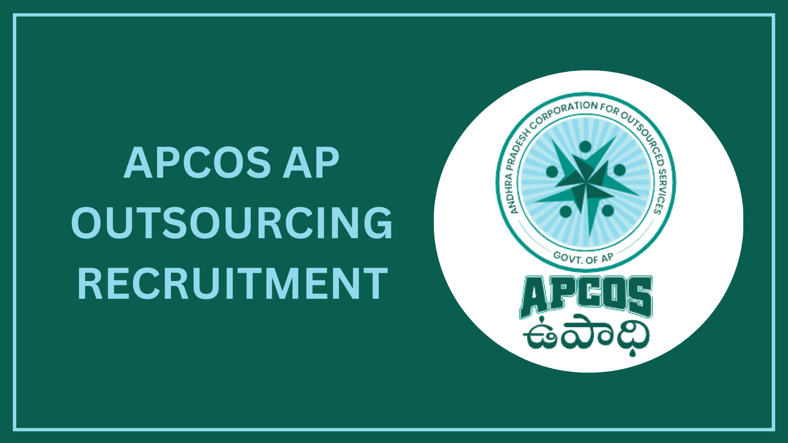 Work on outsourcing AP 2025 – Apply APCOs vacancies

 BBM JOBS NEWS