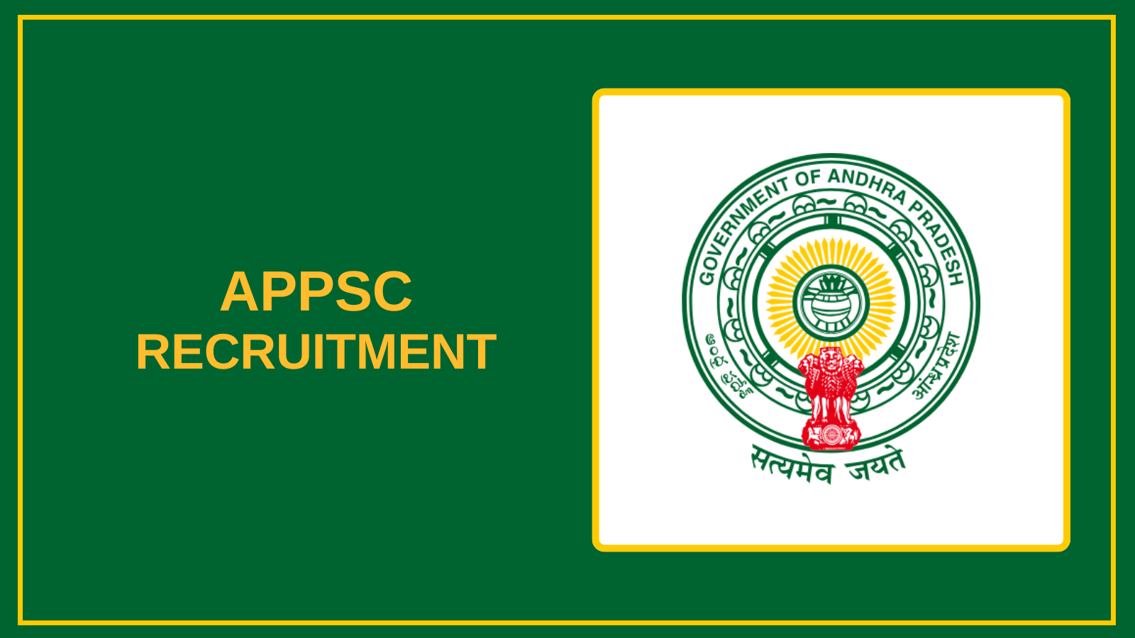 APPSC Recruitment 2025 – Apply Online Vacancies BBM JOBS NEWS