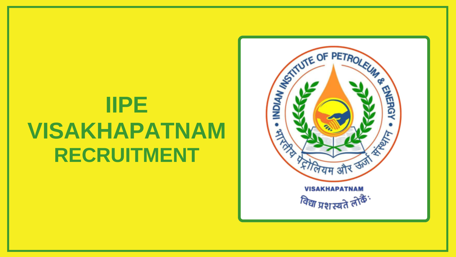 IIPE Recruitment 2025 – Apply for Vacancies BBM JOBS NEWS
