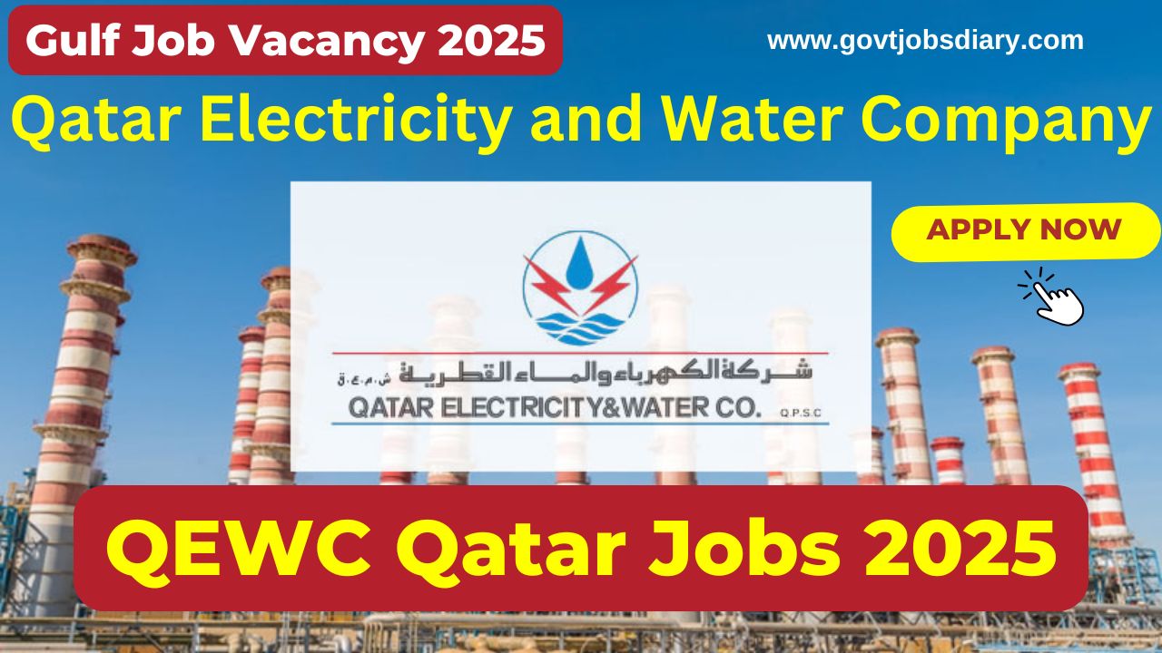 Qatar Electricity and Water Company Careers | QEWC Qatar Jobs 2025|Gulf Job Vacancy 2025 BBM JOBS NEWS