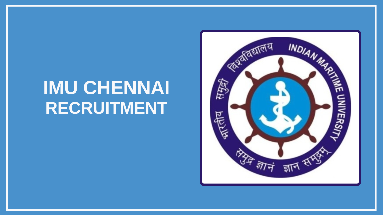 ﻿IMU Recruitment 2025 – Apply for Vacancies BBM JOBS NEWS