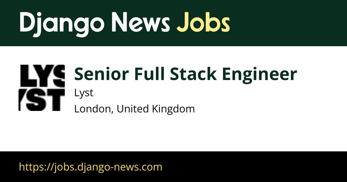 A full stacked engineer in lyst