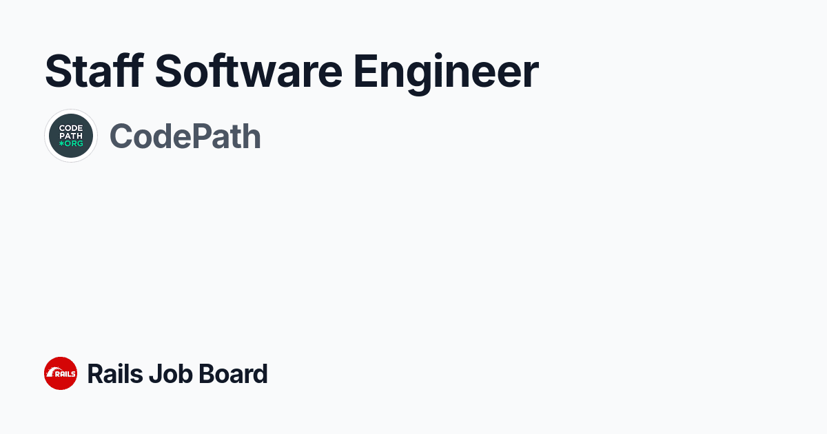 Codepath employee software engineer