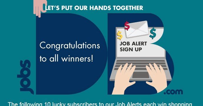 Congratulations to our jobs, the winners of the subscription! ~ Job guides and jobs in Singapore