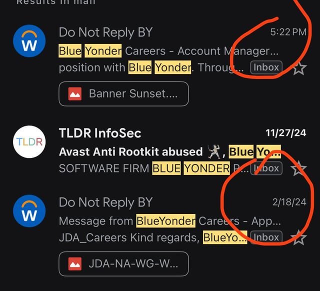 Did you refuse after one year?