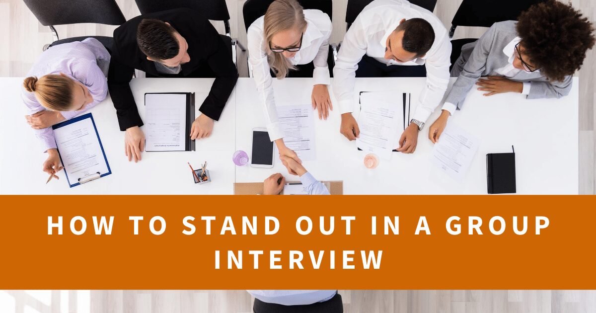 How to stand out in a group interview - Master category search for work