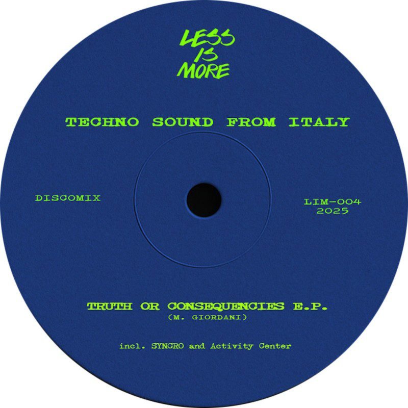 I/D AKA Marcello Giordani - Truth or EP (Less) - ITALO job