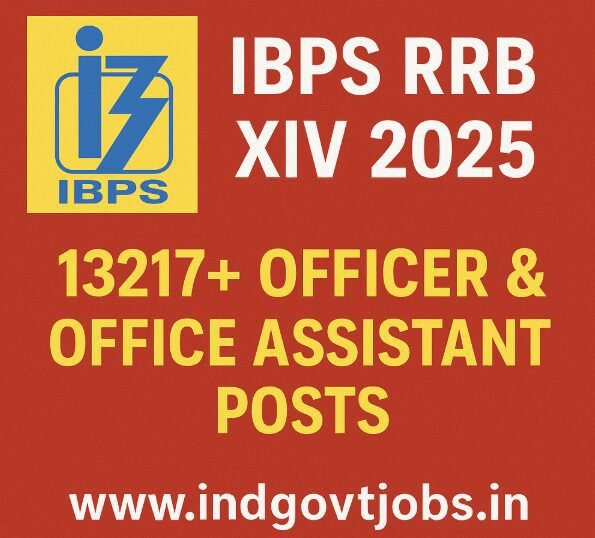 Ibps RRB XIV Recruitment 2025 online app 13301+ vacancies
