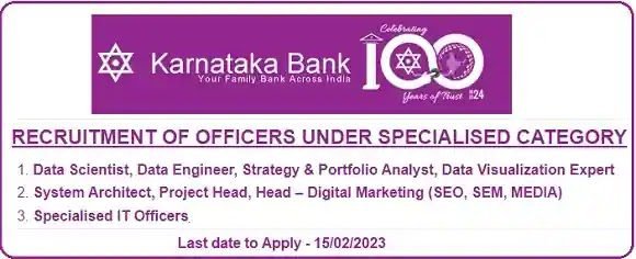 Karnataka Bank Activity Recruitment 2023