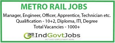 Metro railways 2025 - the latest recruitment list