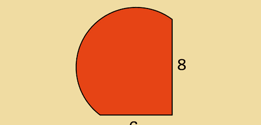 Rätsel der woch: wie graoß ist Die Rote Fläche?