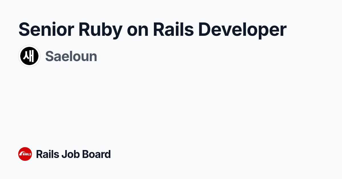 Ruby senior rails developed in Celon