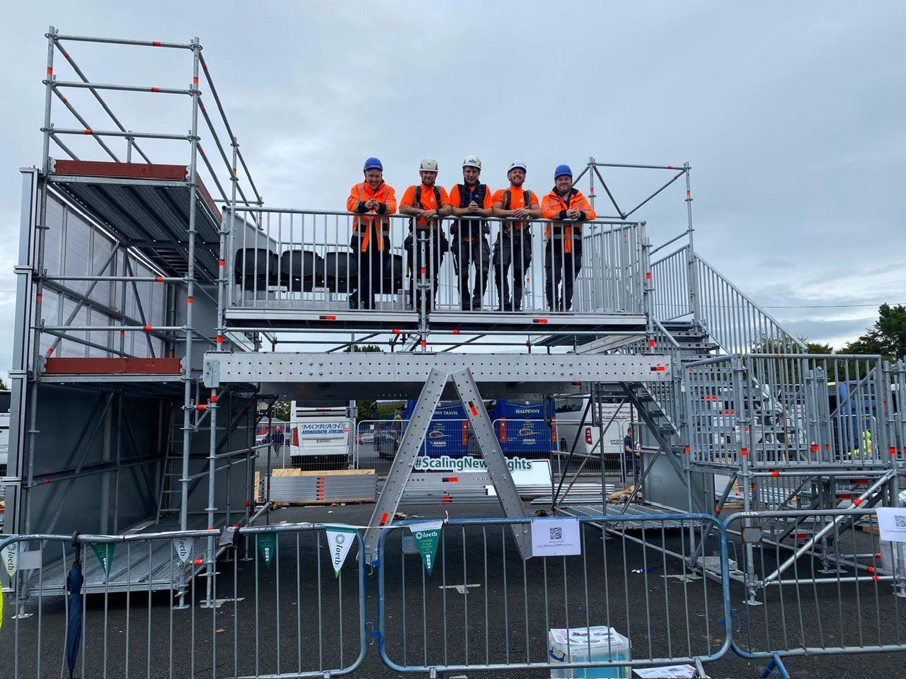 Scafolding makes for the first time historical in Worldskills Ireland 2025