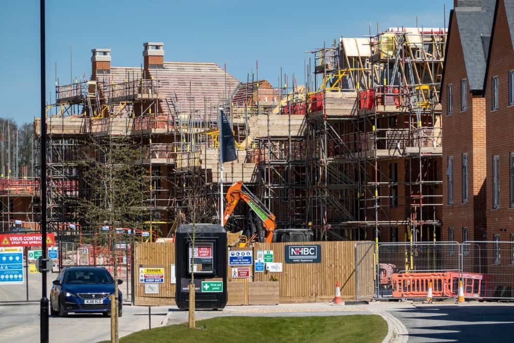 The scaffolding pipeline is shrinking with the start of construction 22 %