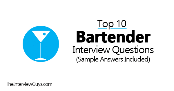 bartender interview questions