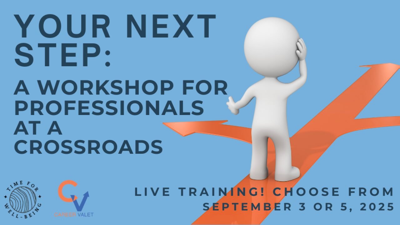 Your next step: a workshop for professionals at a crossroads - a professional servant