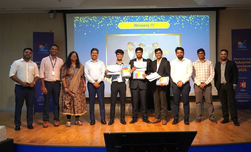 Allianz Services India ACTUARIAL EDGE 2025: IAQS Mumbai wins