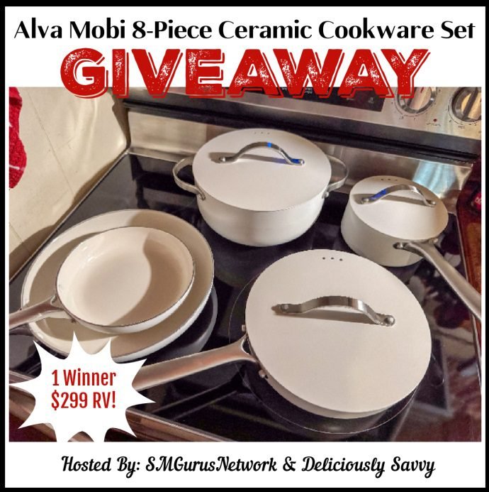 Alva Mobi 8 pieces of ceramic cooking tools Gift Group