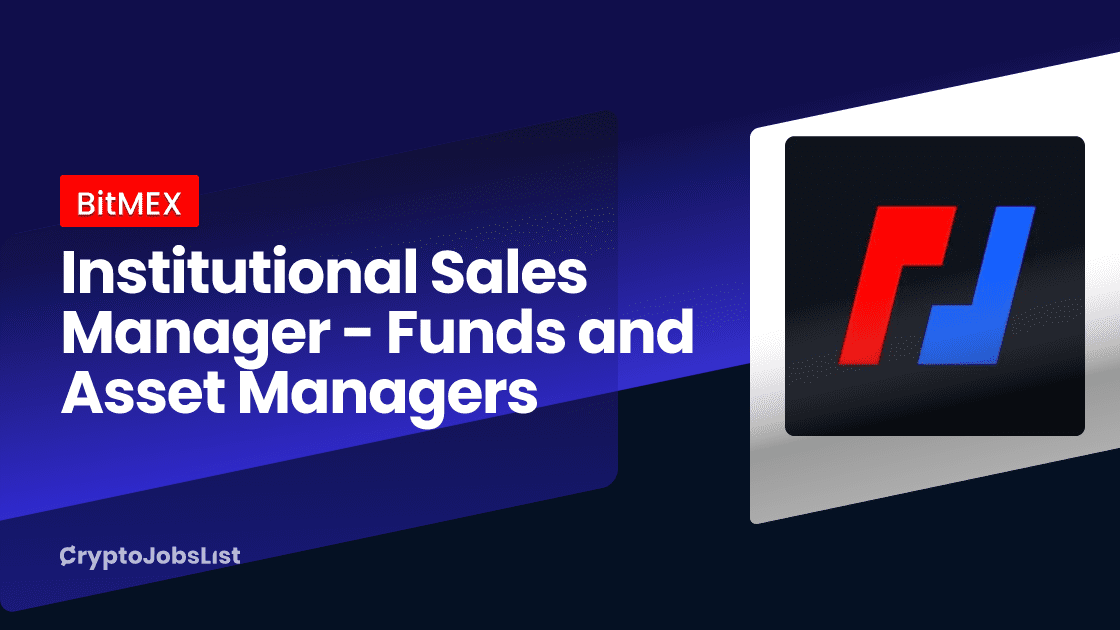 Bitmex employed an institutional sales manager