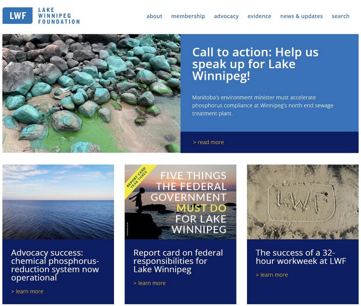 Environmental sciences, supervision of the lake and community monitoring