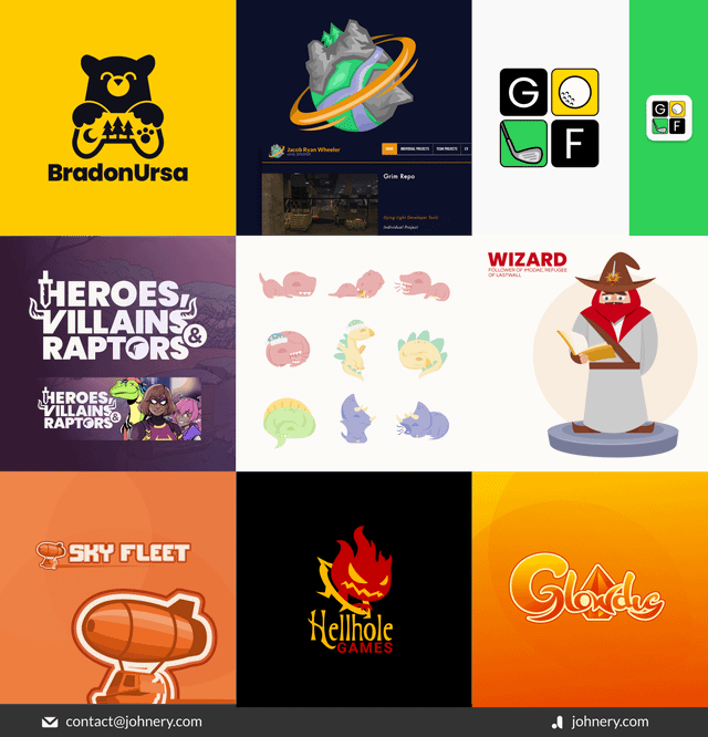 (For Hire) Experienced and Versatile Graphic Designer | Logo and branding design, vector graphics, gaming assets