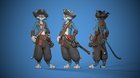 (For rental) The 3D artist focused on running characters looking for work.