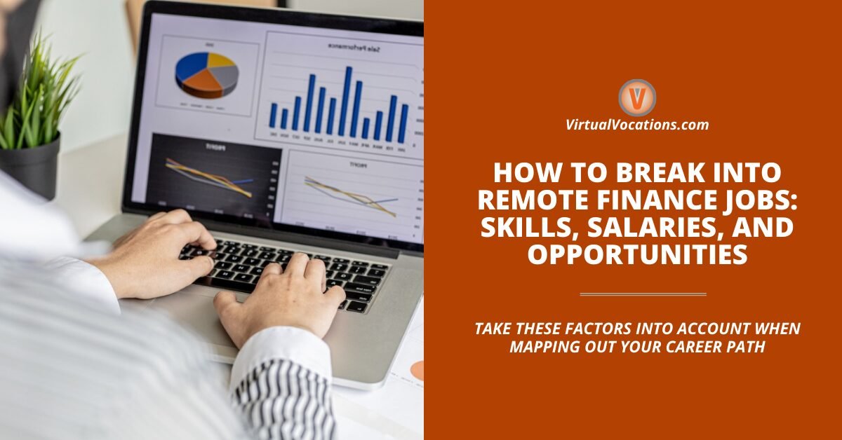 How to storm remote financing functions: skills, salaries and opportunities
