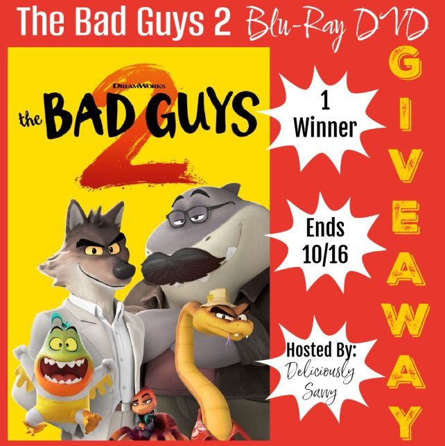The Bad Guys 2 Blu-Ray DVD Giveaway