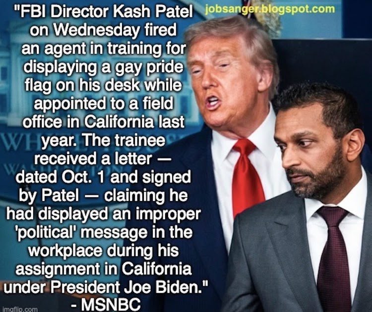 Trump/Patel distinguishes against the LGBTQ community
